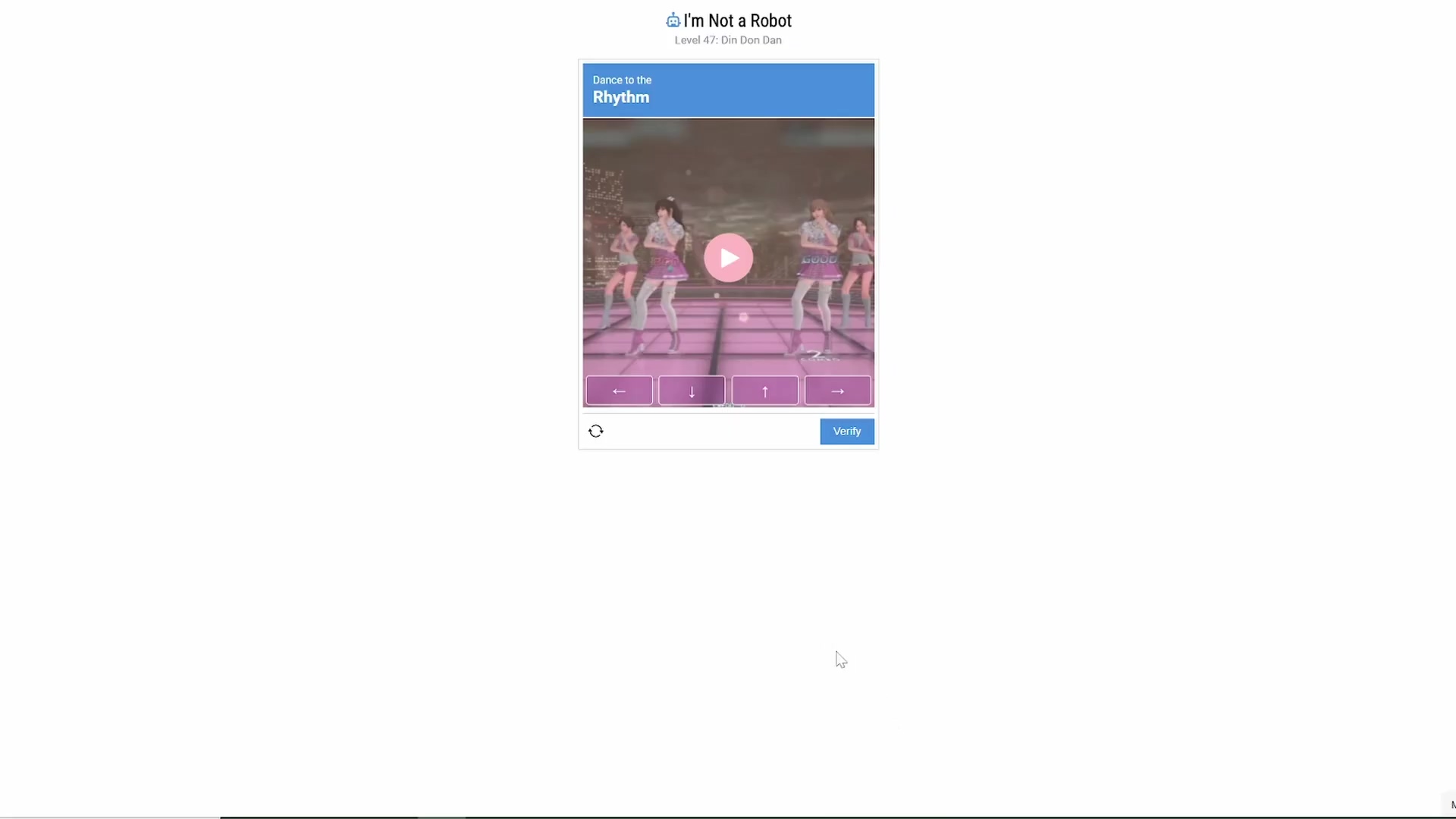 Level 47 game interface with dancing characters