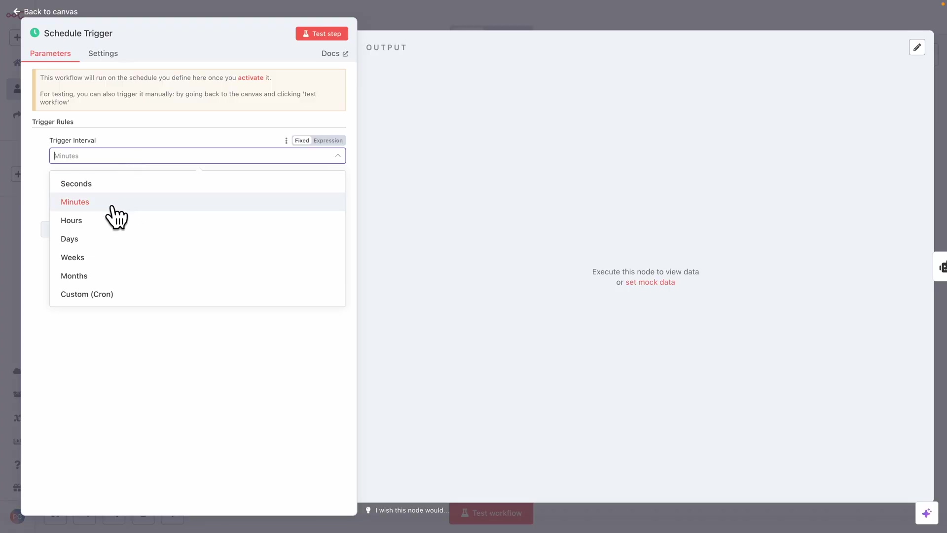 n8n Schedule Trigger Node