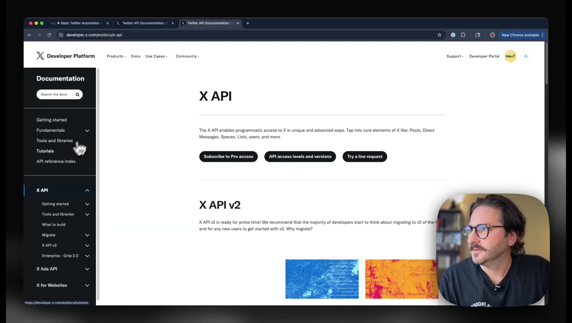 X Developer Platform documentation section