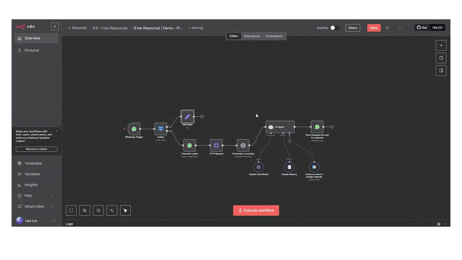 WhatsApp AI Assistant: Build Your Own with n8n & OpenAI (2025)